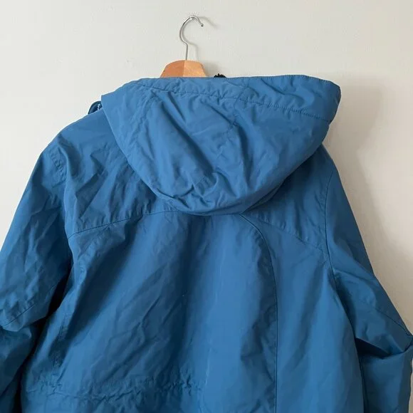 L.L. Bean Winter Warmer Insulated Water Resistant Coat Blue Women's Plus Size 2X - Picture 8 of 9